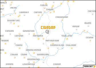 map of Cidadap