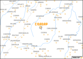 map of Cidadap