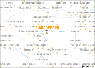 map of Cidad de Ebro