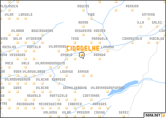 map of Cidadelhe
