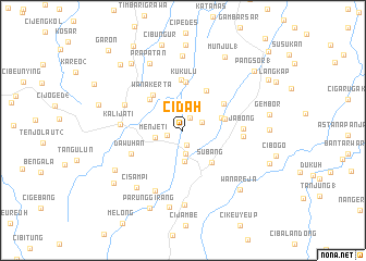 map of Cidah