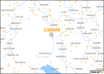 map of Cidampa