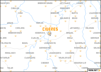 map of Cideres
