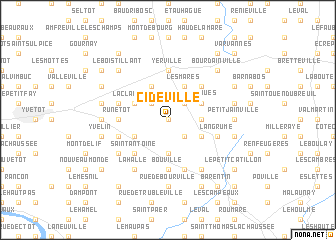 map of Cideville