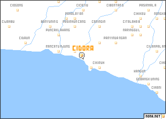 map of Cidora