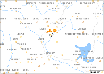 map of Cidra