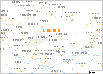 map of Cidurian