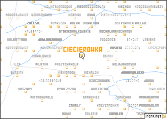 map of Ciecierówka