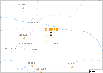 map of Cieffa