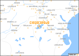 map of Ciego Corojo