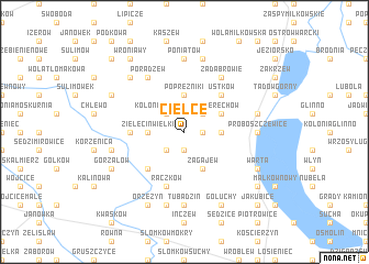 map of Cielce