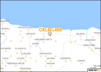 map of Cielo Claro