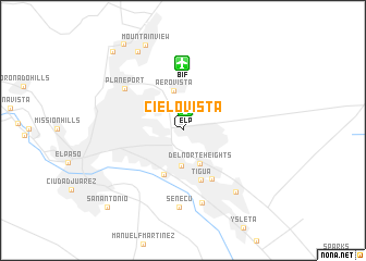 map of Cielo Vista