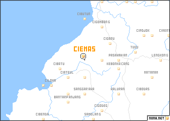 map of Ciemas