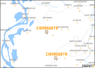 map of Cienagueta