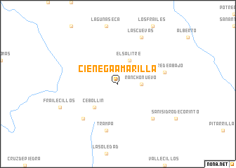 map of Ciénega Amarilla