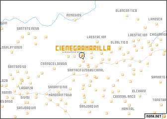 map of Ciénega Amarilla