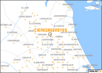 map of Cienega de Reyes