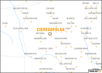 map of Cienegafalda