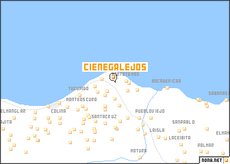 map of Ciénega Lejos