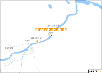 map of Cienega Springs