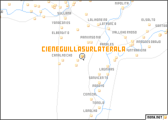 map of Cieneguilla Sur Lateral A
