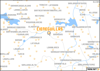map of Cieneguillas