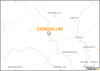 map of Cieneguillas