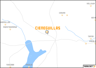 map of Cieneguillas
