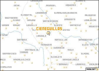 map of Cieneguillas