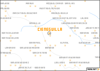 map of Cieneguilla