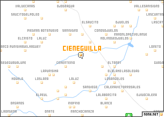 map of Cieneguilla