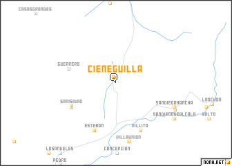 map of Cieneguilla