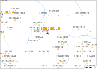 map of Cieneguilla