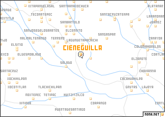 map of Cieneguilla