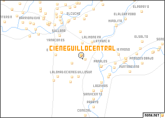 map of Cieneguillo Central