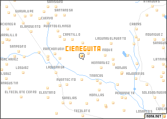 map of Cieneguita