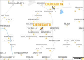 map of Cieneguita