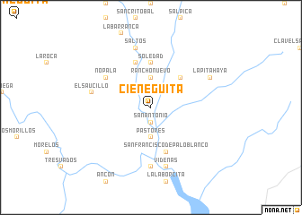 map of Cieneguita