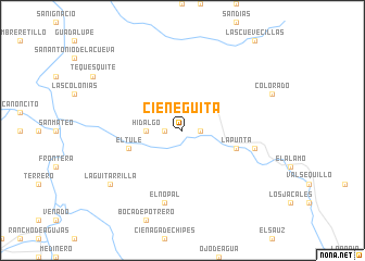 map of Cieneguita