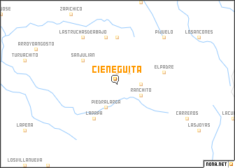 map of Cieneguita