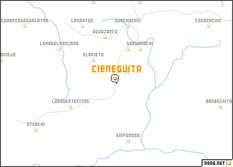 map of Cieneguita