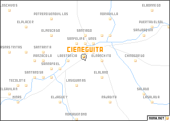 map of Cieneguita