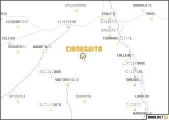 map of Cieneguita