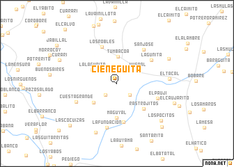 map of Cieneguita