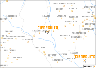 map of Cieneguita