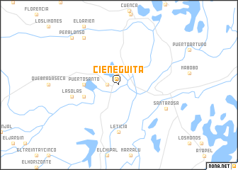 map of Cieneguita