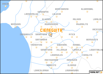 map of Cieneguita