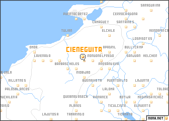 map of Cieneguita