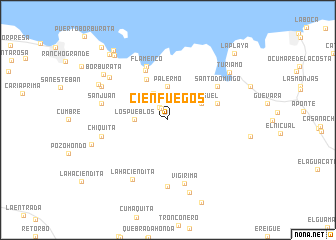 map of Cienfuegos